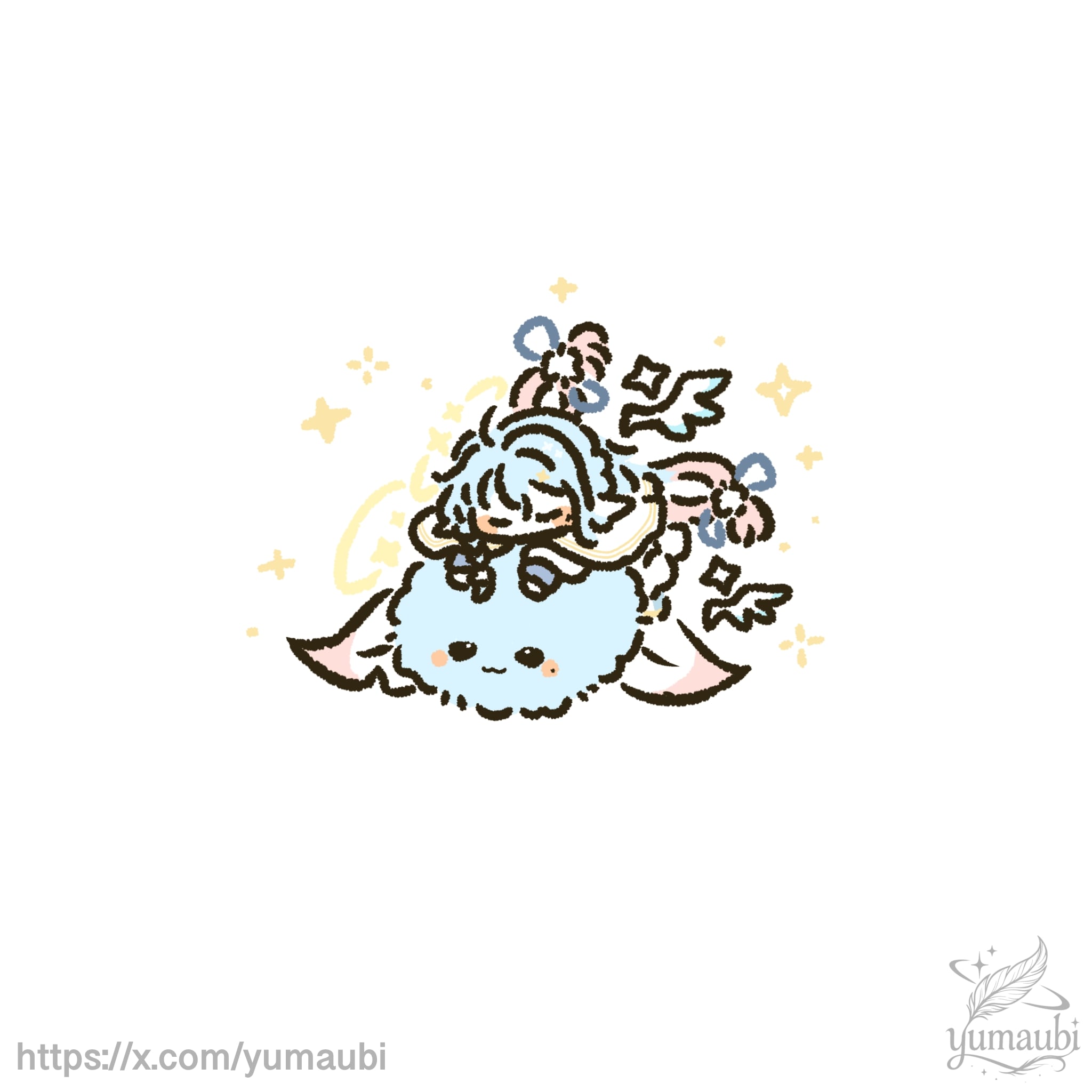 無墨羽毛